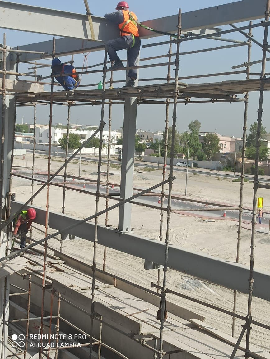 Fabrication workshop at TSF Sharjah facility